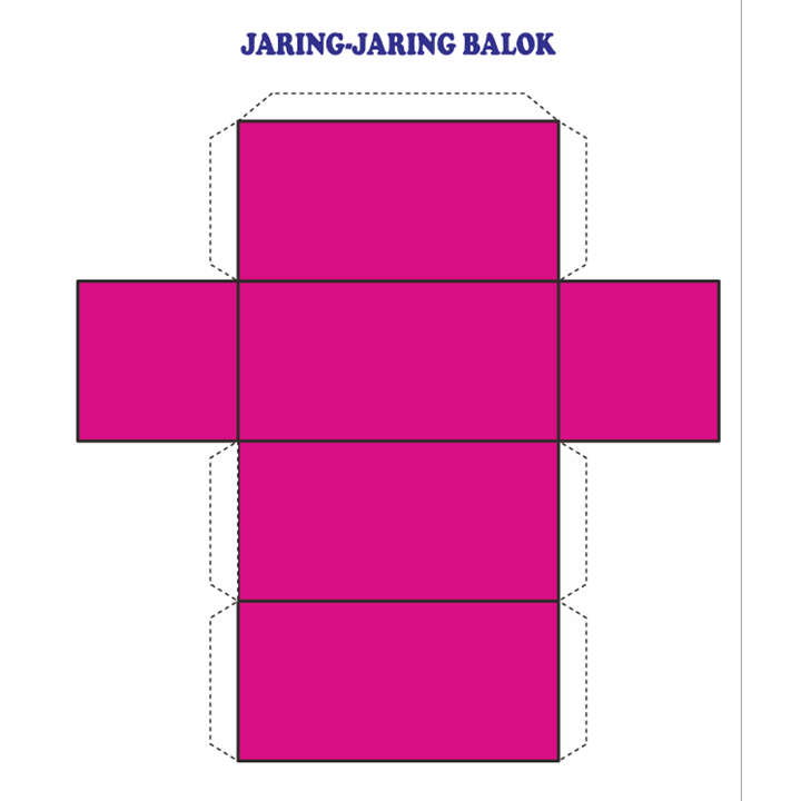 Gambar Jaring-jaring Balok